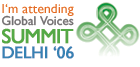 I'm attending the Global Voices Summit in Delhi!